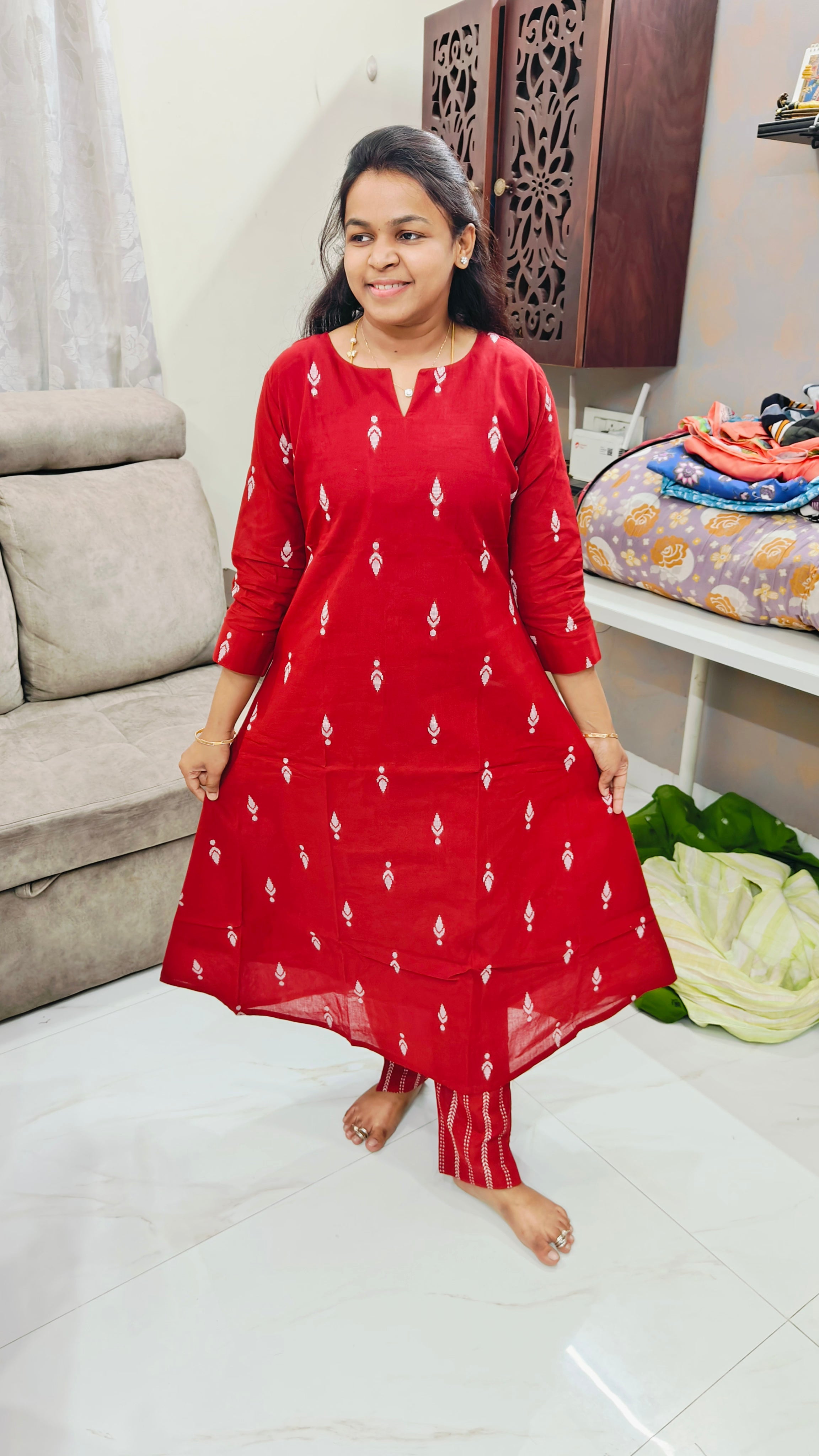 Cotton Kurti 2 Piece Set