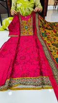 Kalamkari Cotton Traditional 3 Piece Set