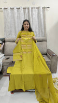 Yellow Gold Cotton 2 Piece Set